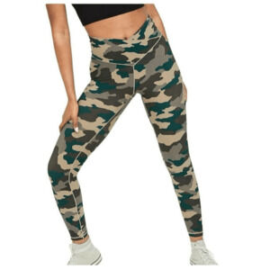Aerie Camo Real Me High Waisted Crossover Legging Size Small NWT Green